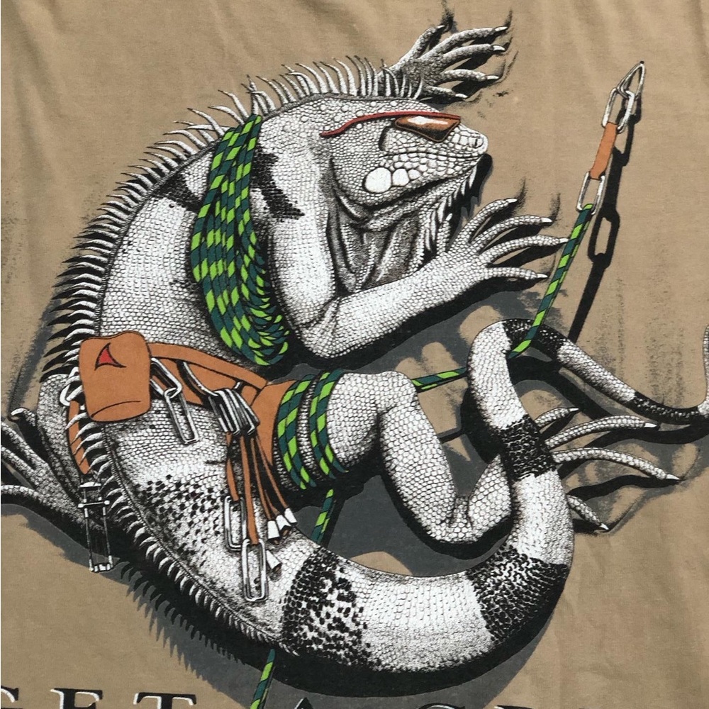 1996 Lifeform Iguana Protect the Wildlife Long Sleeve - Picture 3 of 10